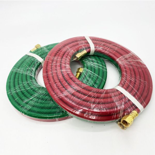 8mm High Pressure Explosion-Proof Oxygen Acetylene Rubber Hose, Double Color Red Green Welding Pipe, Wear-Resistant Industrial Gas Hose for Cutting & Welding - Image 5