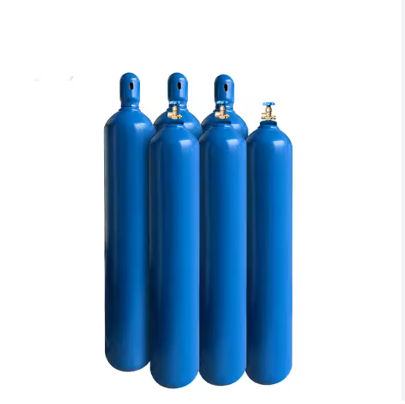 Industrial Gas Cylinder 10-50L Oxygen, Helium, CO2 Tank with QF-2 Valve 48kg for Portable Use - Image 4