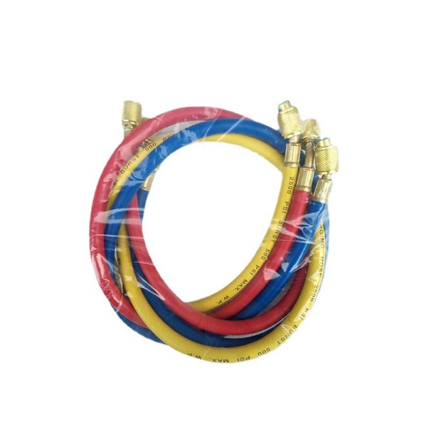 SONGLIN R22 HVAC Refrigerant Manifold Gauge Set with Hoses for AC System Repair and Charging - Image 5