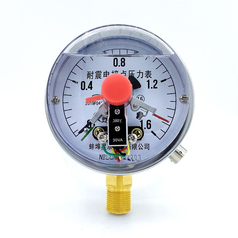 Pressure Gauge YNXC-100 (0-1.6Mpa, 380V 30VA) for Water Pump Control - Image 5