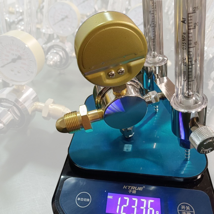 Dual Tube Argon Gas Regulator with Double Flow Meter for TIG Welding, Pressure Reducer for Export - Image 4