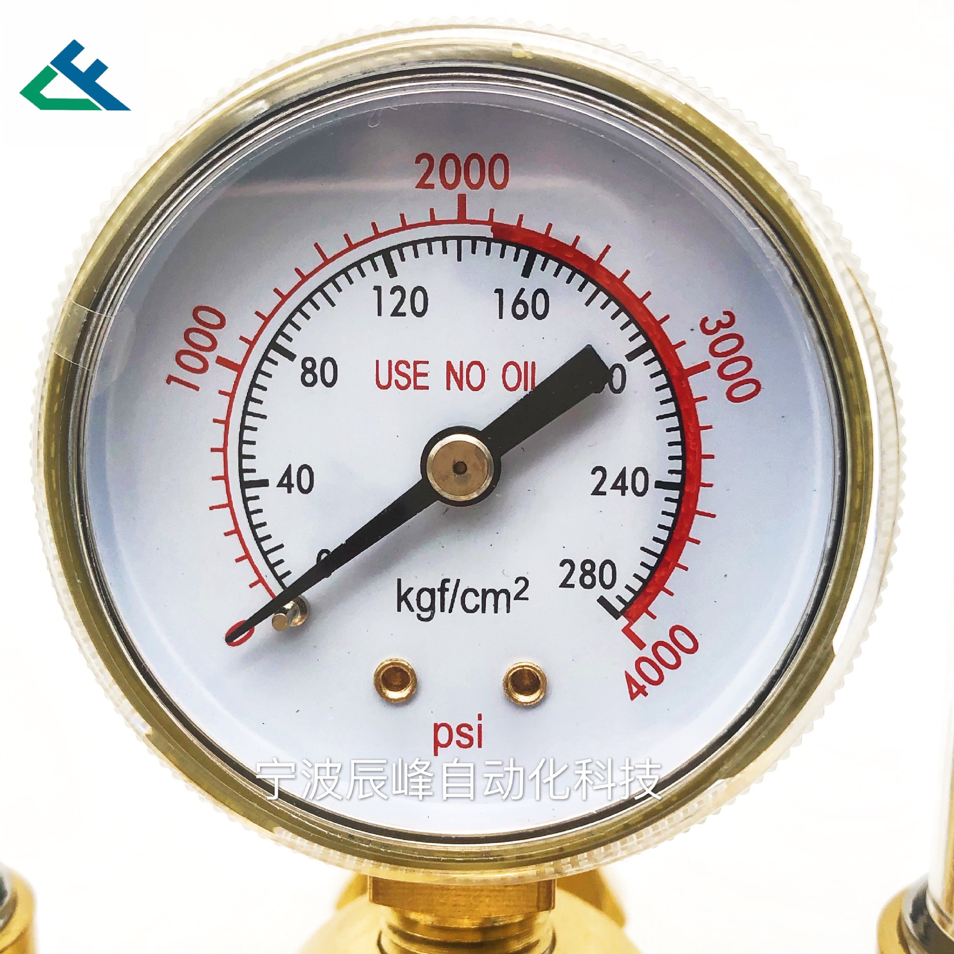 Dual Tube Argon Gas Pressure Reducer Regulator (0-25 MPa, 4000 psi) for Welding and Cutting - Image 5