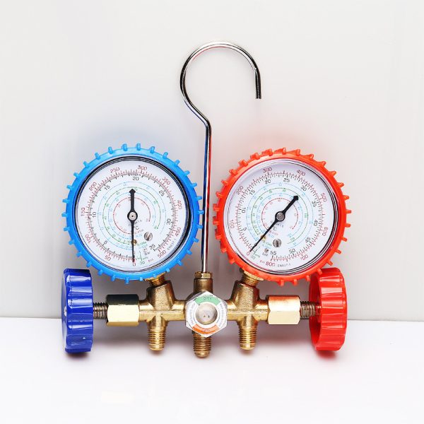 Automotive AC Manifold Gauge Set (R12 R22 R502) with 2500PSI Burst Charging Hoses - Gambar 5
