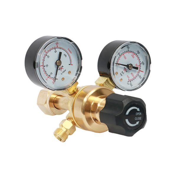 Yongheng Mini Argon/CO2 Gas Pressure Regulator Reducer with Dual Gauges for Welding - Image 5