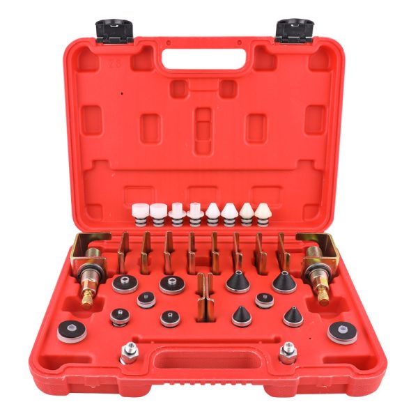 Automotive AC Leak Detection Kit (26-Piece) with All-Aluminum Base and Anti-Leak Rubber for full car series - Imagem 5