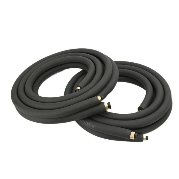 JINYUN UP PRODUCTS HVAC Refrigerant Copper Line Set (2nd Gen) with 9mm Insulation and Brass Nuts - Imej 5