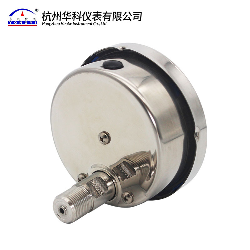 Yongyi YN100ZBF Stainless Steel Axial Pressure Gauge (0-1.6MPa) for HVAC Water, Hydraulic, Oil, Gas Systems Replaces No. 211109191 - Image 4