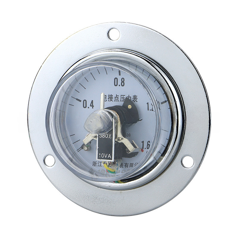 Axial Stainless Steel Electric Contact Pressure Gauge YX60ZT (0-1.6MPa, 60mm Dial, G1/4 Thread) for Industrial HVAC Systems - Image 5
