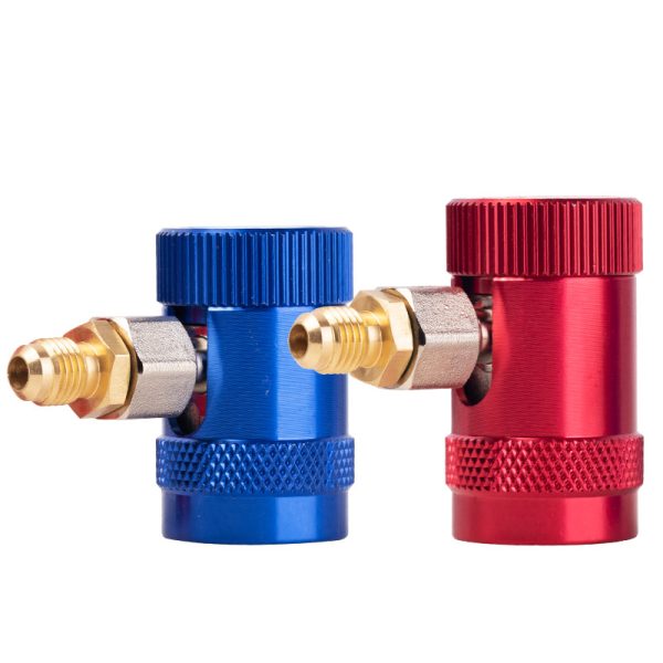 R1234yf Adjustable Quick Coupler Adapters (High/Low Side) for Automotive HVAC Recharge Tools, Replaces Old Type Connectors - Image 5