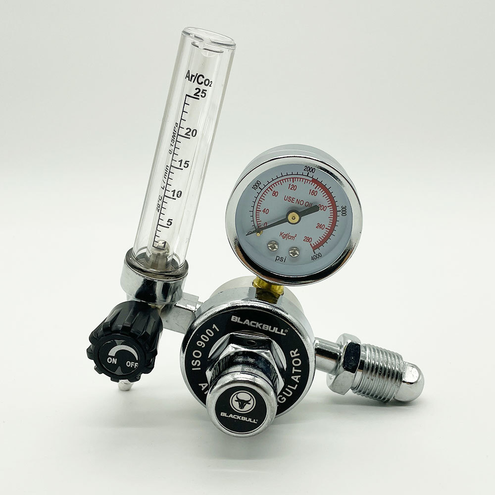 YQAR-731L Argon CO2 Pressure Reducer Regulator for MIG TIG Welder Arc Welding Machine Gas Meter Gauge Export YQAR-731L Single-Stage Design - Image 5