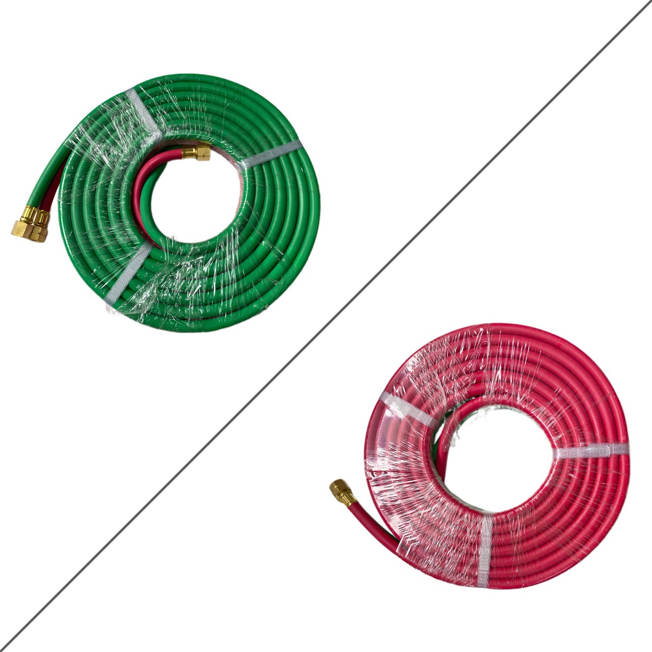 American Style Oxy-Acetylene Welding Cutting Torch Kit with Pressure Gauges & Hoses for Multi-purpose Oxy-Fuel Welding, Brazing & Cutting - Image 5