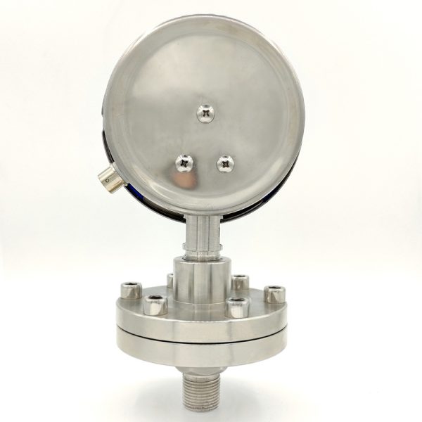Stainless Steel Diaphragm Electric Contact Pressure Gauge with Threaded Connection (DN25/DN50, 0-1.6MPa) for Industrial HVAC Systems, Replaces YXCTP100BF - Imej 4