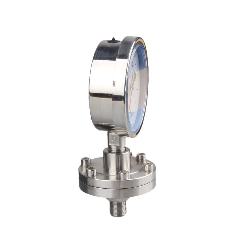 Kaixuan Pressure Gauge Diaphragm Pressure Gauge Stainless Steel YTP100BF/ML Thread Connection Corrosion Resistant High Precision - Image 4