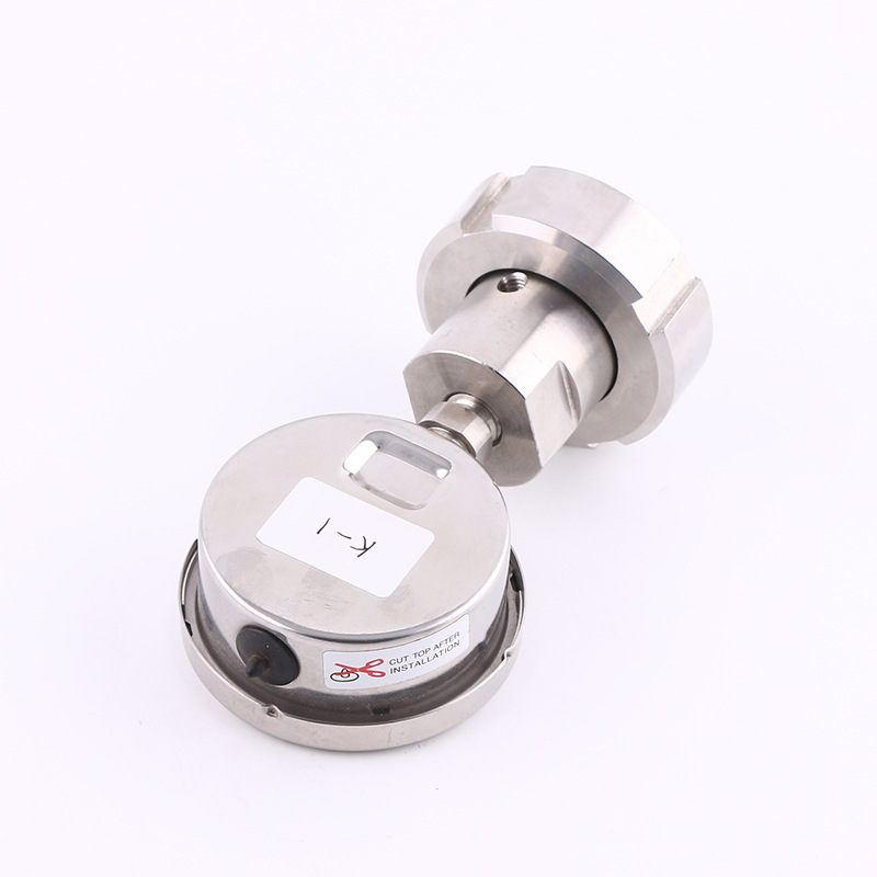 Stainless Steel Pressure Gauge 63mm Radial Rolled Diaphragm Pressure Gauge All-Steel Gauge 0-60 psi/0-4 bar for HVAC Systems - Image 4