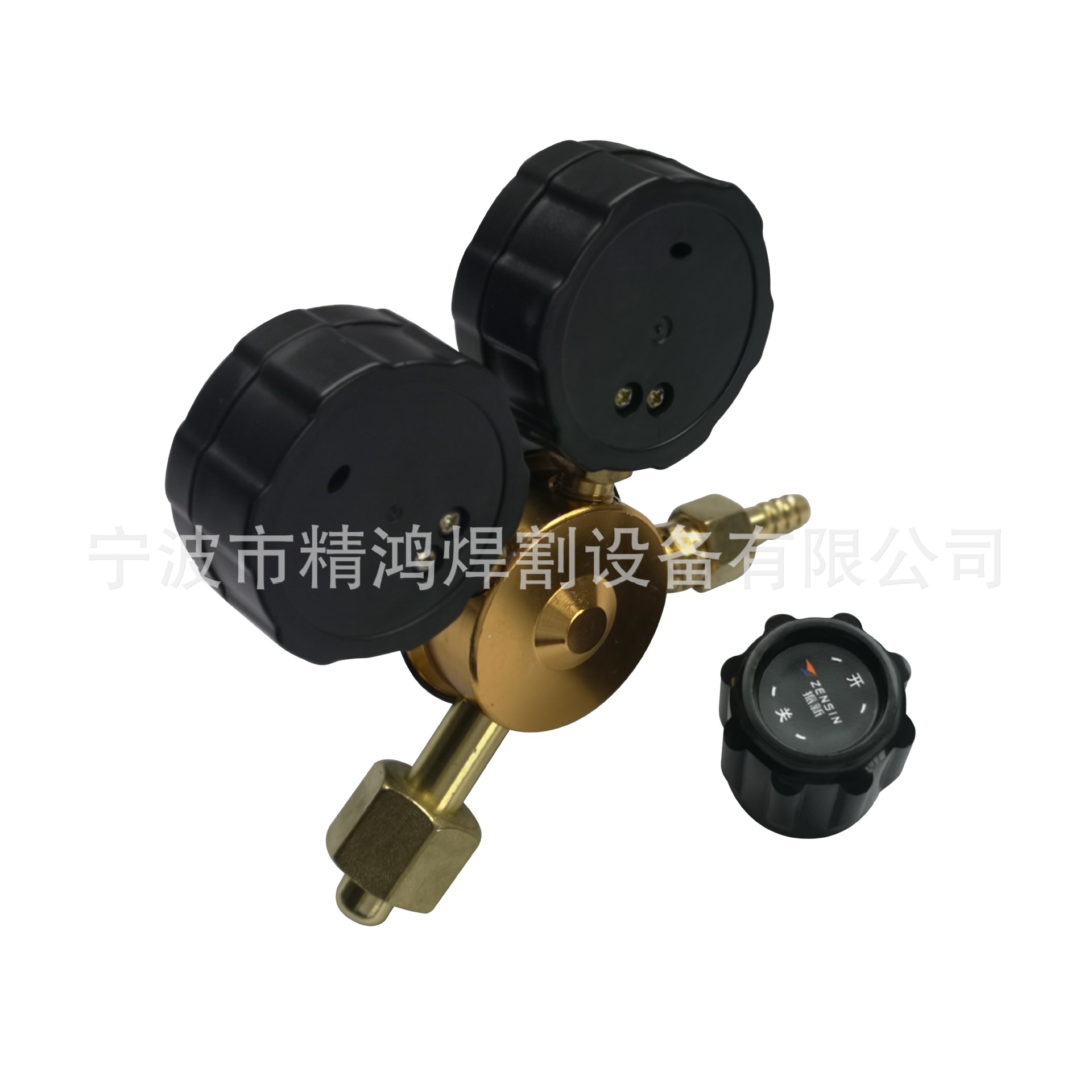 Oxygen Pressure Reducer YQY-07A with Dual Gauges 0-25 MPa for Gas Shielded Welding and Flat Bottom Valve Body - Image 4