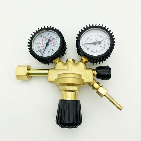European Style Acetylene Pressure Regulator Gauge All-Copper Thickened Shockproof Anti-Drop for Welding Cutting - Изображение 4