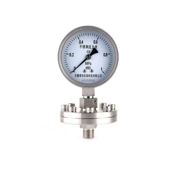 Threaded Diaphragm Pressure Gauge Stainless Steel 0-1 MPa Precision 1.6 General Purpose for Water, Oil, Gas, Liquid Pressure Measurement - Изображение 5