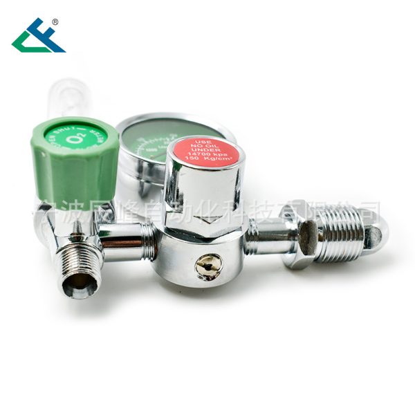Medical Oxygen Pressure Regulator with Flow Meter (0-15 L/min, 0-250 PSI) for Oxygen Therapy YQY-750 - Image 5