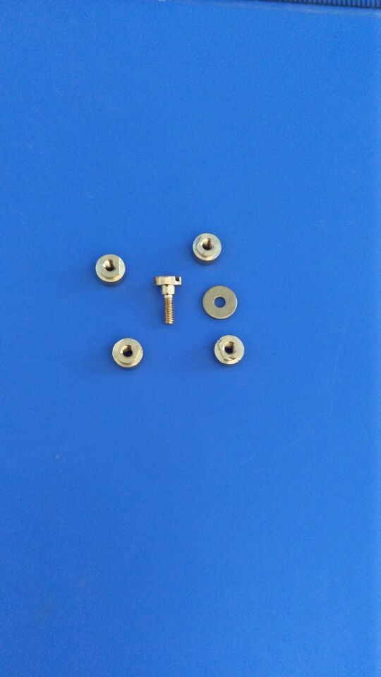Pressure Gauge Fine Adjustment Screw 7-1.5-M2, Brass C3602, for Precision Instruments - Image 4
