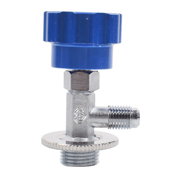 Alloy Refrigerant Bottle Opener Kit with Metal Knob for R22 R134A R600a F12 Refrigerant Bottles, One-Way Valve Design for AC HVAC Systems - Image 5