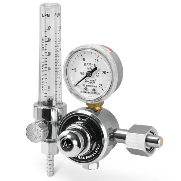 Provov Argon Gas Pressure Reducer Regulator with Flow Meter and Dual Gauge (25L) - 이미지 5