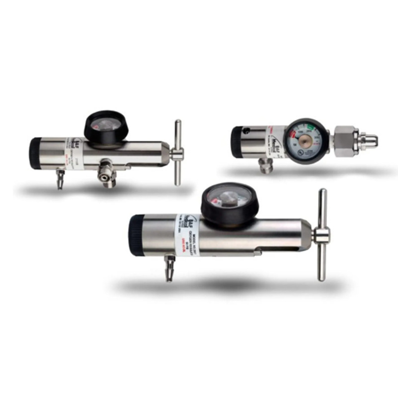 Medical Yoke Regulator (0-15 LPM Flow Rate) for Oxygen Therapy, Single-Stage Design - Image 5