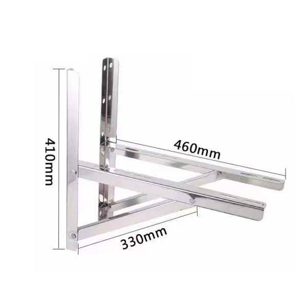 Durable Stainless Steel Air Conditioner Wall Mounting Bracket (410mm x 460mm x 330mm) for 1P-3P Outdoor Units - Изображение 5