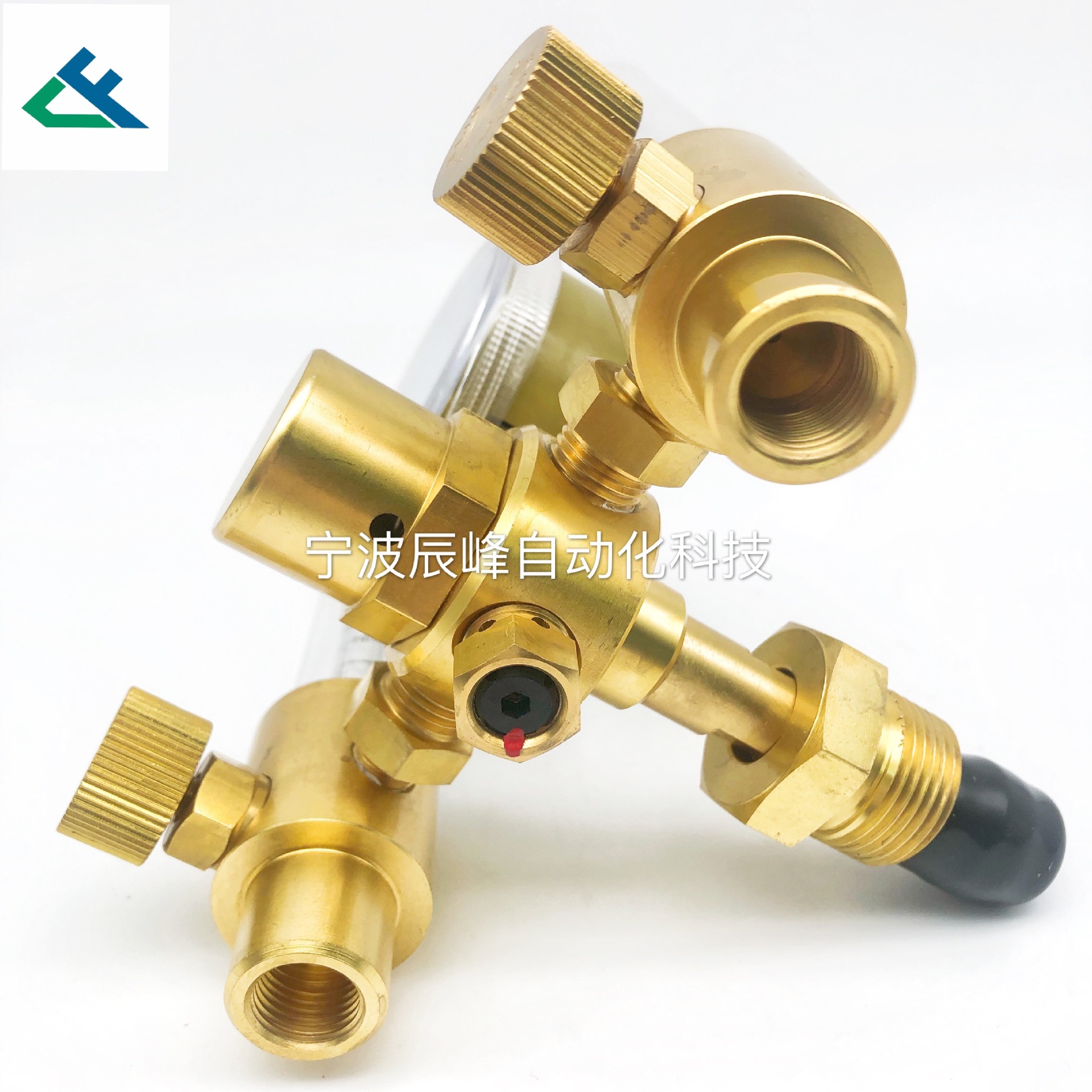Dual Tube Argon Gas Pressure Reducer Regulator (0-25 MPa, 4000 psi) for Welding and Cutting - Image 4