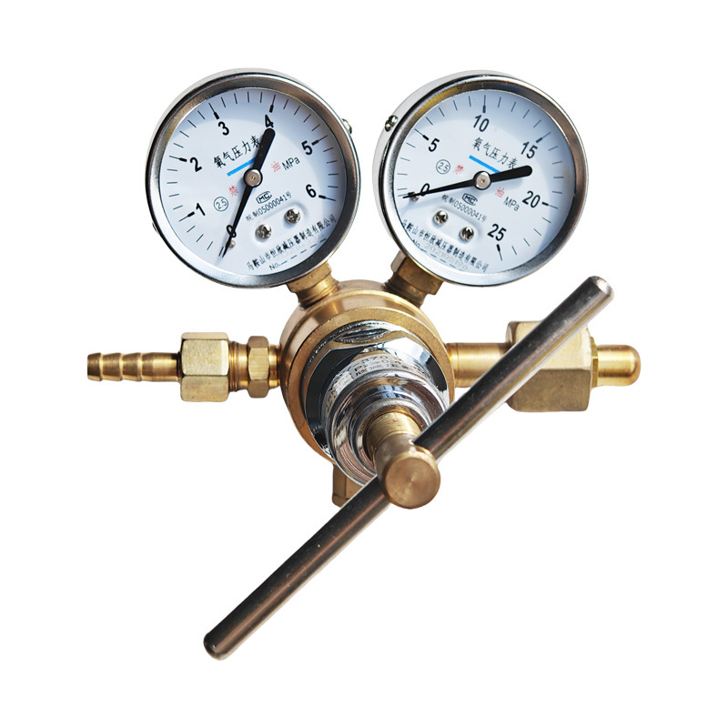 Oxygen Pressure Reducer YQY-370 with Dual Gauges (0-6 MPa & 0-25 MPa) for various gas cylinders, Replaces YQD-370A - Image 5