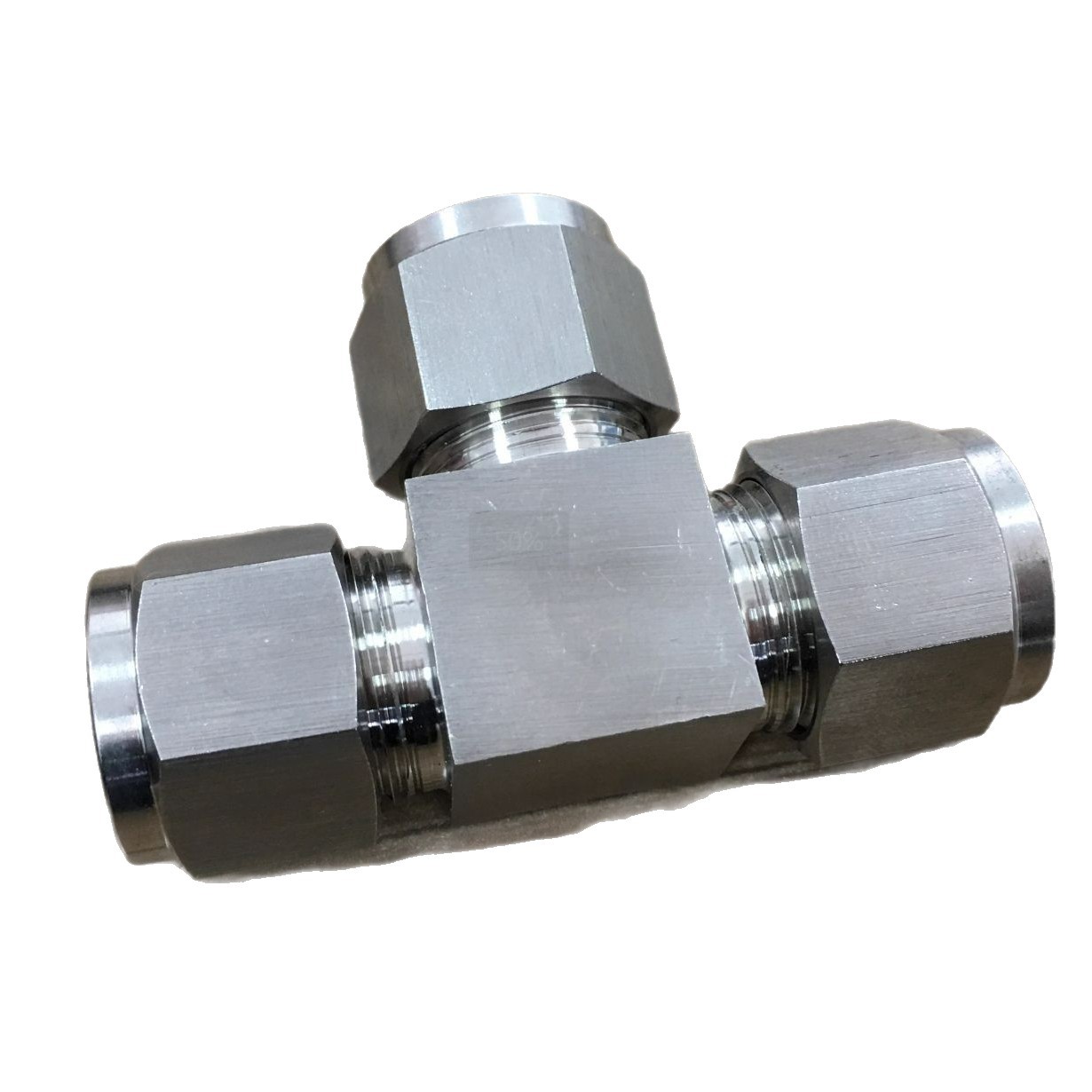 Stainless Steel Compression Tee Fitting (Φ6mm, Φ10mm, Φ12mm, 1/4in, 1/2in) for HVAC Systems - Image 5