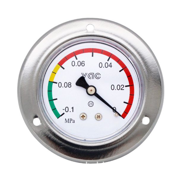 Yongyi Z60ZT Axial Vacuum Pressure Gauge (-0.1~0 MPa) for Water, Oil, Air Systems - Imagem 5