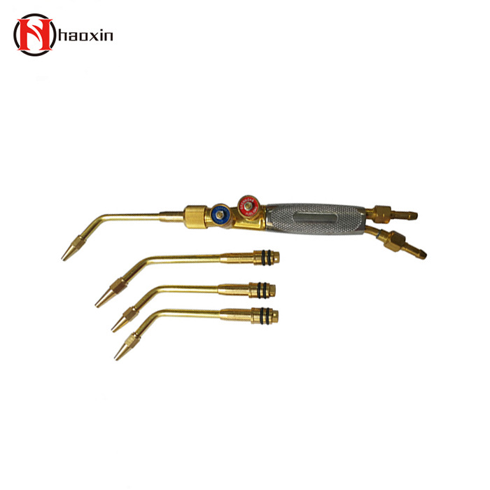 Shooting Suction Welding Torch Gun Style H-6 with Multiple Tips for Welding, compatible with GLOOR-style European Welding Torches - Image 5