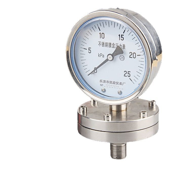 Membrane Pressure Gauge Stainless Steel YTF100BF 2.5 Accuracy for HVAC Systems - Image 5