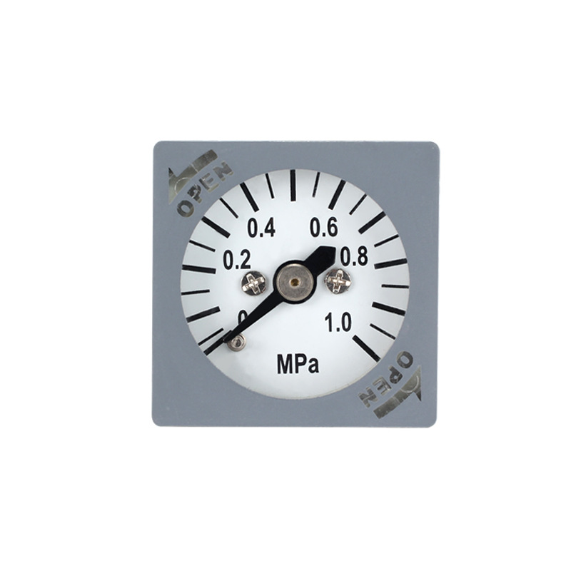 Embedded Square Pressure Gauge (Y30 Type, 0-1.0 MPa) for Pneumatic Regulating Valves, Replaces Y27-1 - Image 5