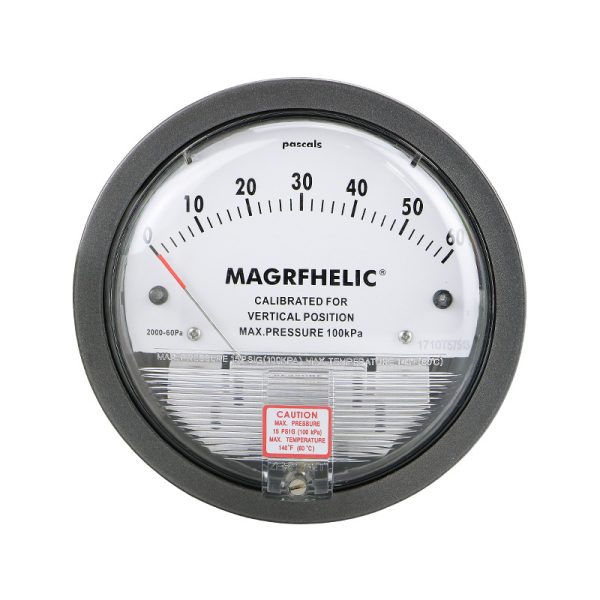 MAGRFHELIC TE2000 Micro Differential Pressure Gauge (0-60Pa, Max 100kPa) - 이미지 5