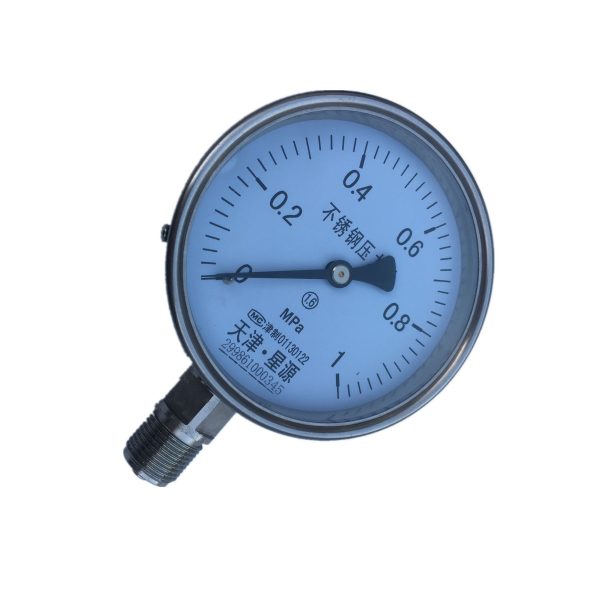 Tianjin XINGYUAN Stainless Steel Pressure Gauge 0-1 MPa 1.6 Accuracy for HVAC Systems - Imagem 4