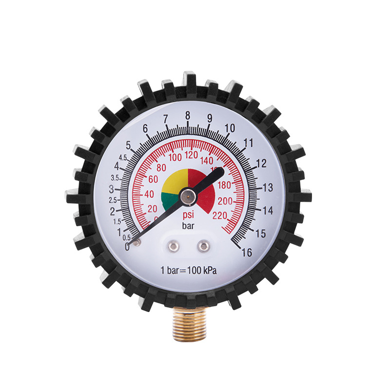 Precise Radial Pressure Gauge (0-16Kg, 0-220psi) for Tire Pressure, Industrial Applications - Image 5