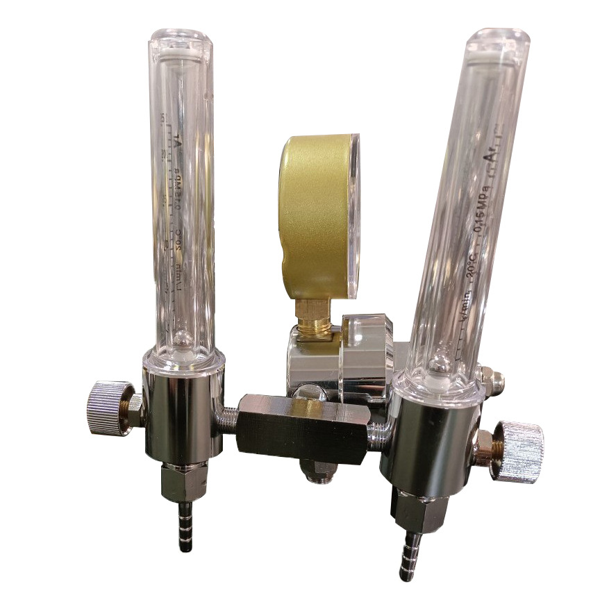Dual Tube Argon Gas Regulator with Double Flow Meter for TIG Welding, Pressure Reducer for Export - Image 5