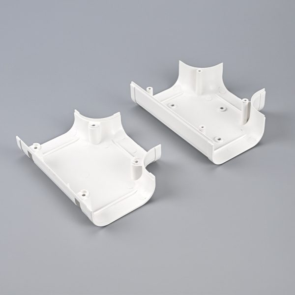 Durable PVC Tee Joint Air Conditioner Ducting Connector for HVAC Pipe Cover Systems - Imej 4
