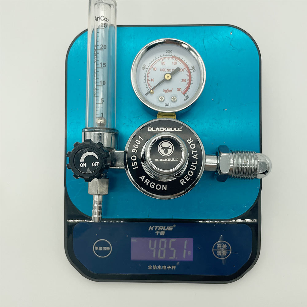 YQAR-731L Argon CO2 Pressure Reducer Regulator for MIG TIG Welder Arc Welding Machine Gas Meter Gauge Export YQAR-731L Single-Stage Design - Image 4