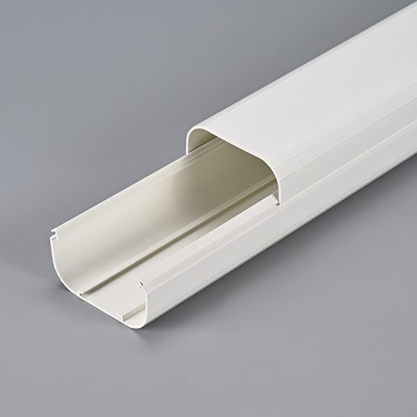 Durable PVC Straight Pipe HVAC Line Set Cover (WTG8065-A, WTG160120-A, WTG13085-A, WTG10075-A) for Outdoor AC Unit Protection, White - Изображение 4
