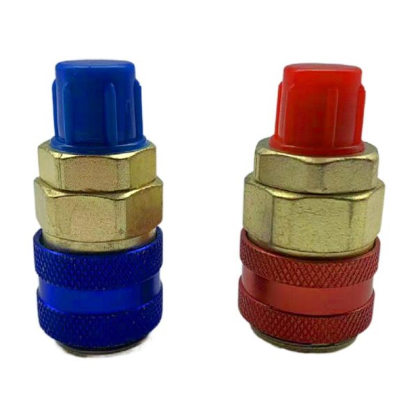 R134a Quick Coupler QC-ML/QC-MH (1/4 SAE Interface) for Automotive AC Charging, Alloy Material with Strong Sealing for Vehicle AC Systems - Image 5