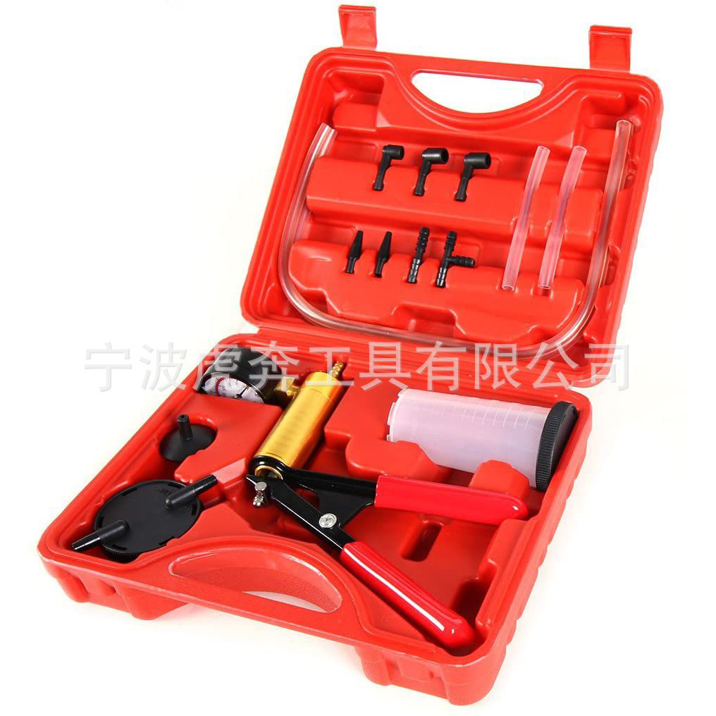 Automotive A/C Manual Vacuum Pump Fluid Extractor Brake Bleeding Tool Oil Suction Pump for AC Refrigerant Line - Image 4