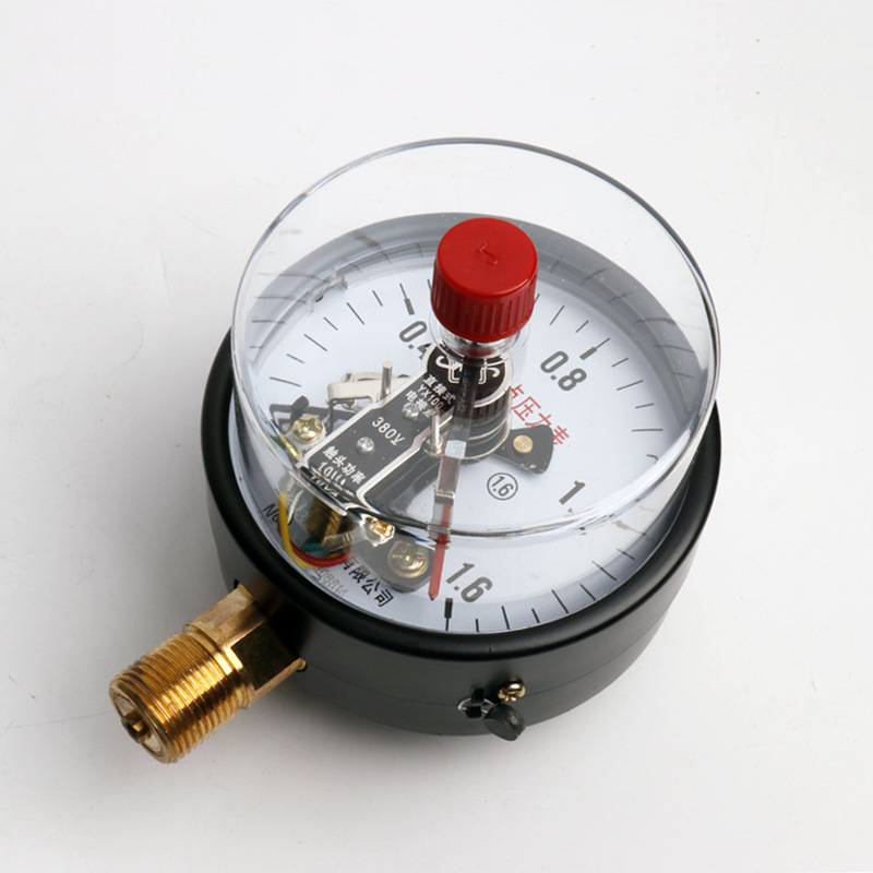 Mengchuan YXC100 Contact Pressure Gauge (0-1.6MPa, Copper Connector) for Water, Oil, Gas Pressure Systems - Image 4