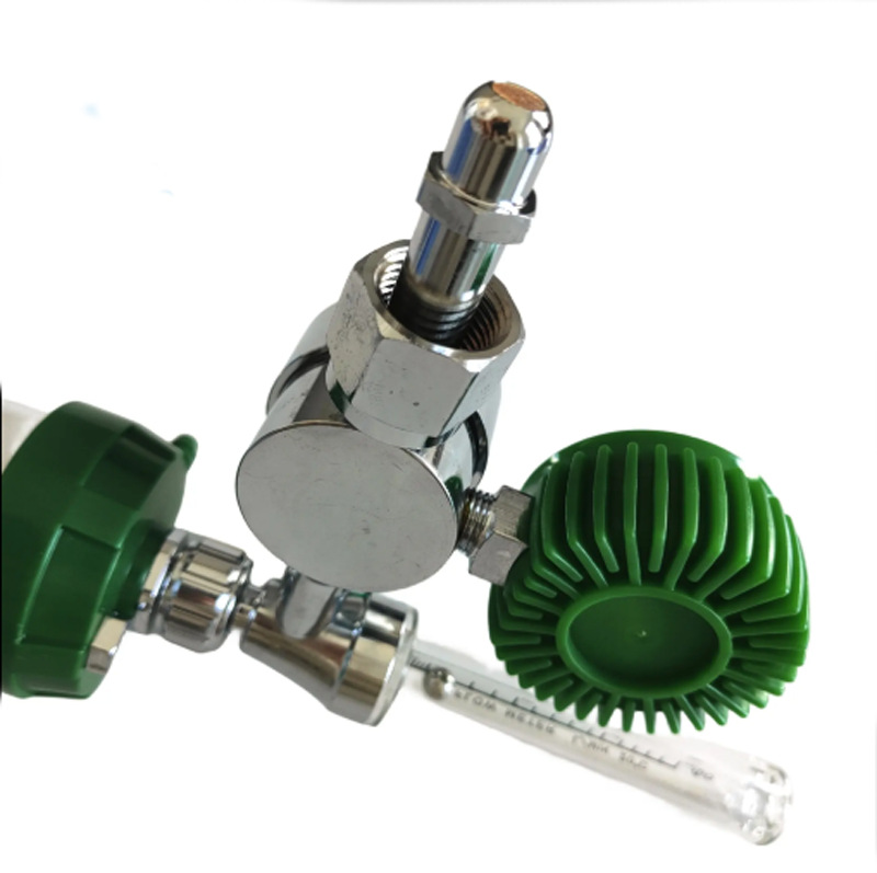 Oxygen Inhaler Pressure Reducer Flow Meter Regulator (0-25MPa, 1-10L/min) with Flow Gauge for Oxygen Cylinders - Image 4