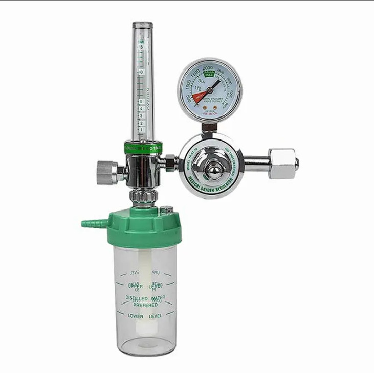 Medical Oxygen Regulator with Humidifier Bottle YR-86, 0-25MPa, 1-15L/min Flow Rate, for Hospital Oxygen Therapy - Image 5