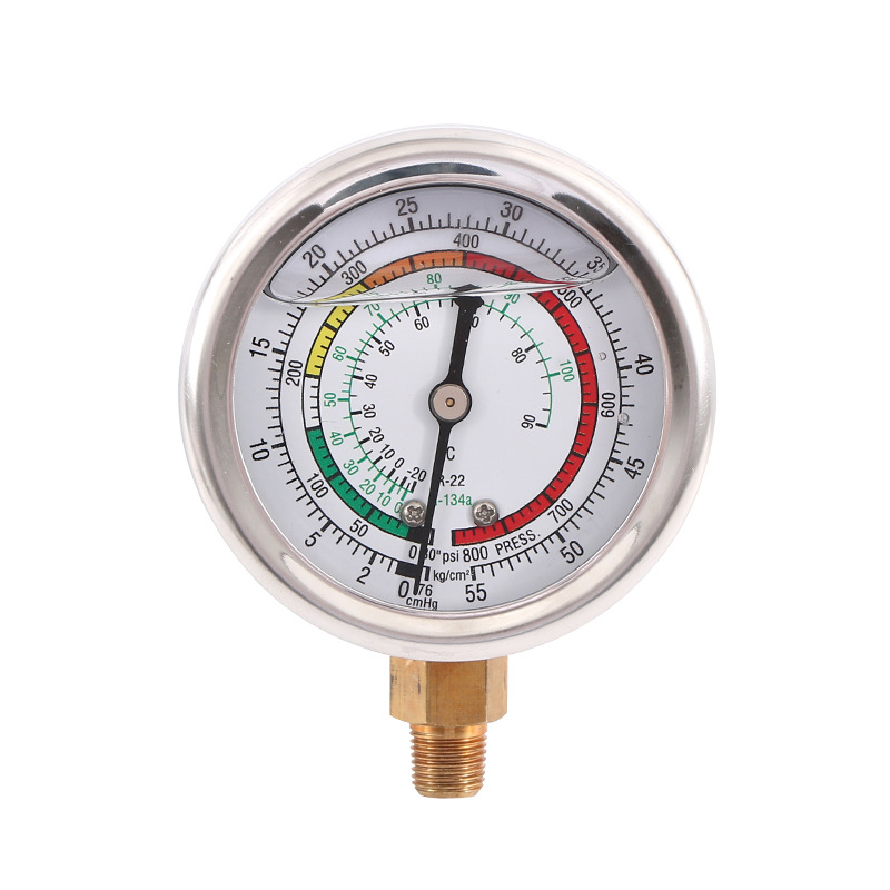 Y63LF-A Seismic Pressure Gauge (63mm Dial, -0.1 to 5.5 bar, 1/8.7/16 Connection) for HVAC Systems - Image 5
