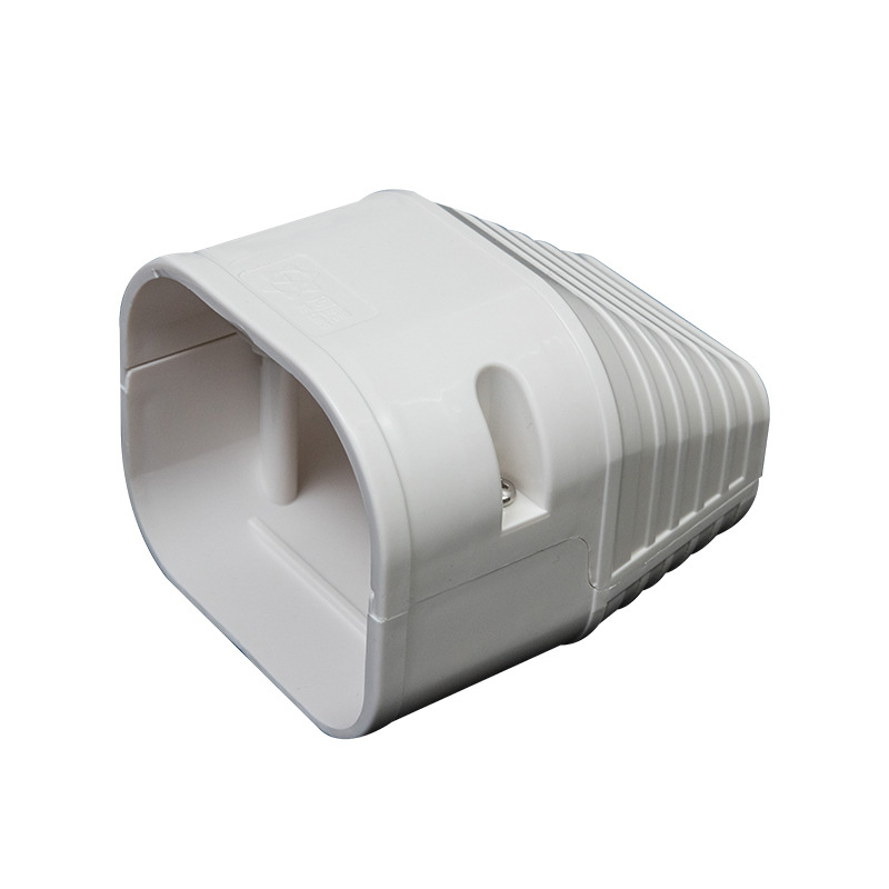 HE LING Air Conditioner Decorative Pipe Cover End Cap (75x65mm) for HVAC Systems - Image 5
