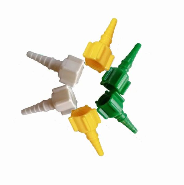 Medical Gas Flowmeter Swivel Connector Barbed Fitting for Oxygen Inhalers 9/16 Thread - Изображение 4