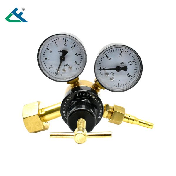 CO2-021A Russian Style Carbon Dioxide Pressure Reducer Regulator for Industrial Systems - Изображение 5